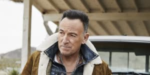 Bruce Springsteen looks West,with strings and sorrows