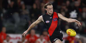 Essendon star Mason Redman is among the AFL players who inked a long-term deal this year.