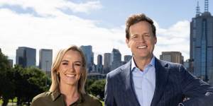 Alicia Loxley and Tom Steinfort will co-anchor Nine Melbourne’s 6pm news bulletin following Peter Hitchener’s 25-year stint.