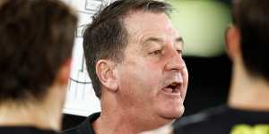 Honest assessment:Ross Lyon has questioned whether the Magpies can flick the switch and return to their imposing best after a winless start to the season.