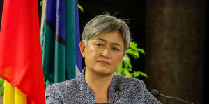 Australian Foreign Minister Penny Wong used pacific leaders to think about the country they wanted to have in a decade. 