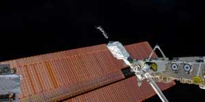 Planet Labs satellites are launched from the International Space Station last year.