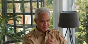 Ganjar Pranowo is leading opinion polls ahead of next year’s presidential election in Indonesia.