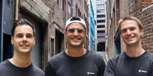 Relume co-founders Adam Mura and Dan Anisse with CTO Daniel Slater.
