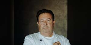 Peter Gilmore at Quay,one week before its final service.