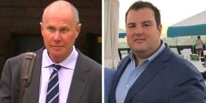 Allegations have been made about the behaviour of former Nine executives Darren Wick (left) and Adrian Foo. 