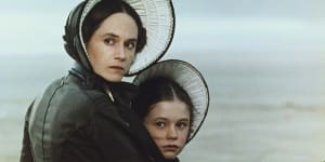 Holly Hunter,left,and Anna Paquin in The Piano,the 1993 period drama written and directed by Campion. 