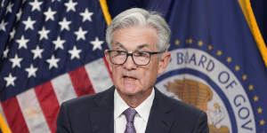 Markets are on edge as they wait to hear from US Fed chair Jerome Powell.