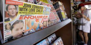 National Enquirer broke the story of presidential candidate John Edwards’ affair.