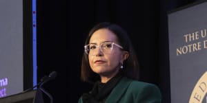 Education Minister Prue Carr