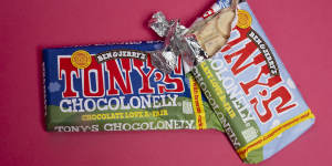 Tony’s Chocolonely has launched two Ben&amp;Jerry’s bars for the Australian market.