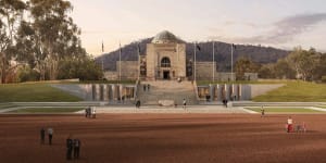 The new look proposed for the Australian War Memorial. 