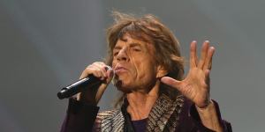 Tour woes:Reports are emerging that Mick Jagger is suffering a throat infection. 