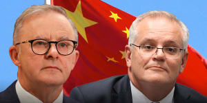Prime Minister Scott Morrison said Anthony Albanese was the “Chinese government’s pick” at the election.