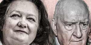 Gina Rinehart deletes mentions of Alan Jones;others carefully word reactions