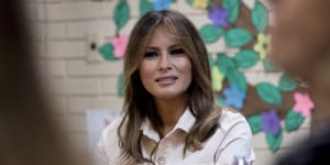 As her husband unleashed more Twitter attacks,Melania Trump warned of'harmful'social media