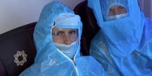 David Warner and Kane Williamson on a flight to an Indian Premier League match. 