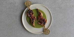 Quail mishkak. 