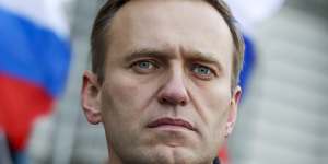 Russian opposition activist Alexei Navalny. 