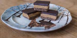 Arabella's caramel slice:You can enjoy healthier options when it comes to snack time.