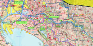 Where the boundary falls in inner Melbourne.