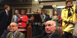 Democrat congressman Joe Courtney (front right) is co-chair of the house Friends of Australia Caucus,a key lobby group inside the Congress.