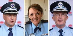 Deputy commissioners Mick Willing,Karen Webb and Mal Lanyon are in line for the top job. 