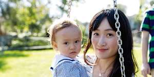 Tiffany Mather’s baby,Taylen,now 14 months,contracted measles on a flight home from Bali.
