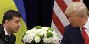 Trump met with Ukrainian President Volodymyr Zelensky in September.