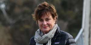 Heritage consultant Deborah Kemp is among those fighting plans for a taller rail bridge at Glenrowan. 