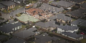 Somehow,everyone inside a house that blew apart around them survived