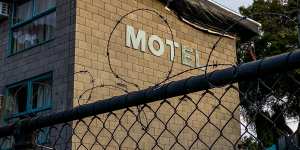 Coburg Motor Inn is used as emergency accommodation for homeless people and people recently released from jail. Two people have died there this month.