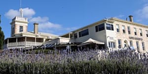 Life from above ... Mornington Peninsula's Hotel Sorrento.