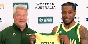 Cotton ready to make Boomers debut