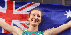 Australian Nicola Olyslagers is a favourite for the women’s high jump gold medal at Paris 2024.