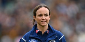 Premiership player,coach and broadcaster Daisy Pearce will take up the position as AFLW senior coach at West Coast. 