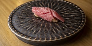 Go-to dish:Blue fin tuna otoro.