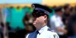 Senior Constable Kristian White who tasered great grandmother Clare Nowland