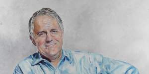This portrait of Malcolm Turnbull by Vivian Falk was a finalist in the 2007 Archibald Prize. This painting is still around.