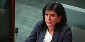 Liberal MP Julia Banks during Question Time at Parliament House in Canberra earlier this month.