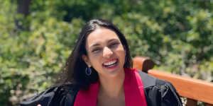 Rizina Yadav on her graduation day at Stanford University.