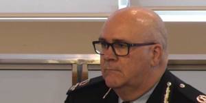 Queensland Police Assistant Commissioner Brian Codd speaking at the inquiry into police response to domestic violence. 