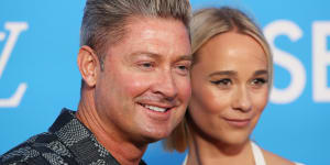 Michael Clarke and partner Jade Yarbrough in happier times.
