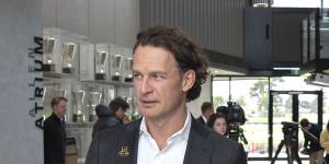 Xavier Campbell resigned as Essendon CEO in August.