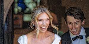 The happy couple.