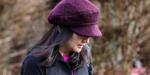 Meng Wanzhou,chief financial officer of Huawei Technologies,leaves her home while out on bail in Vancouver,British Columbia,Canada.