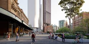 The National Trust has criticised the heritage impacts of major projects such as a tower planned at Central Station.