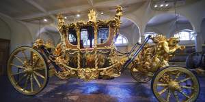 The Gold State Coach was first used by George III to travel to the State Opening of Parliament in 1762 when he was still king of Britain’s American colonies.