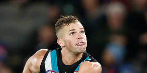 As it happened AFL 2023 round 16:Stunning Dan Houston after-the-siren goal delivers Port Adelaide win over Bombers;Collingwood crush Suns as Elliott stars