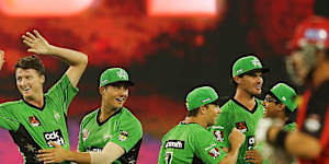 A Big Bash League match between the Melbourne Stars and the Melbourne Renegades.